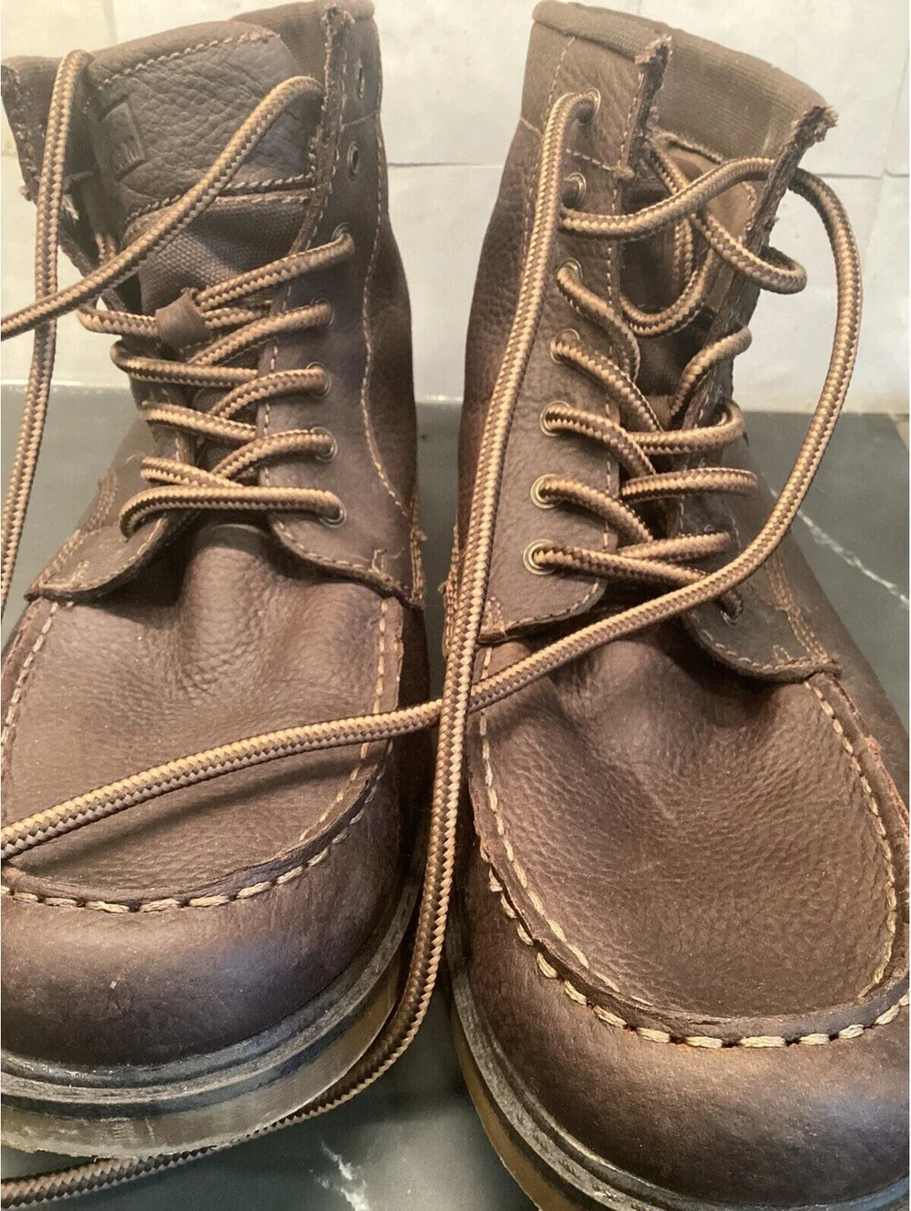 J. Murphy 12M Full Grain Leather Boots 59-31837 Men's Lace Up  Johnston & Murphy
